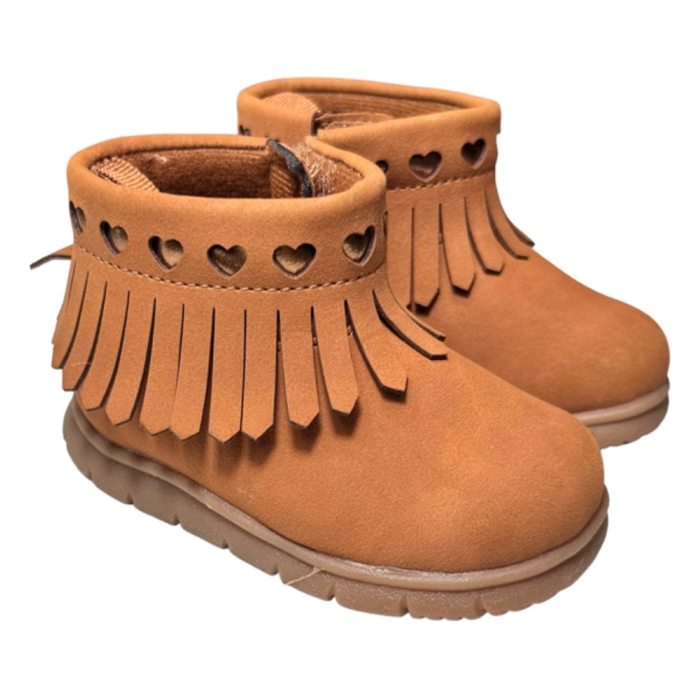 Carter's Tan Fringe Kids Boots